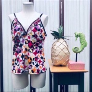 South Point Tankini Swim Top Plus Size 16